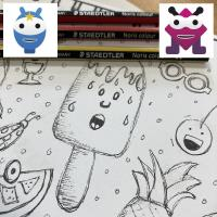 Cartoons tekenen NM - 17aug